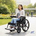 Double Action Electric Powered Wheelchair - Image 2