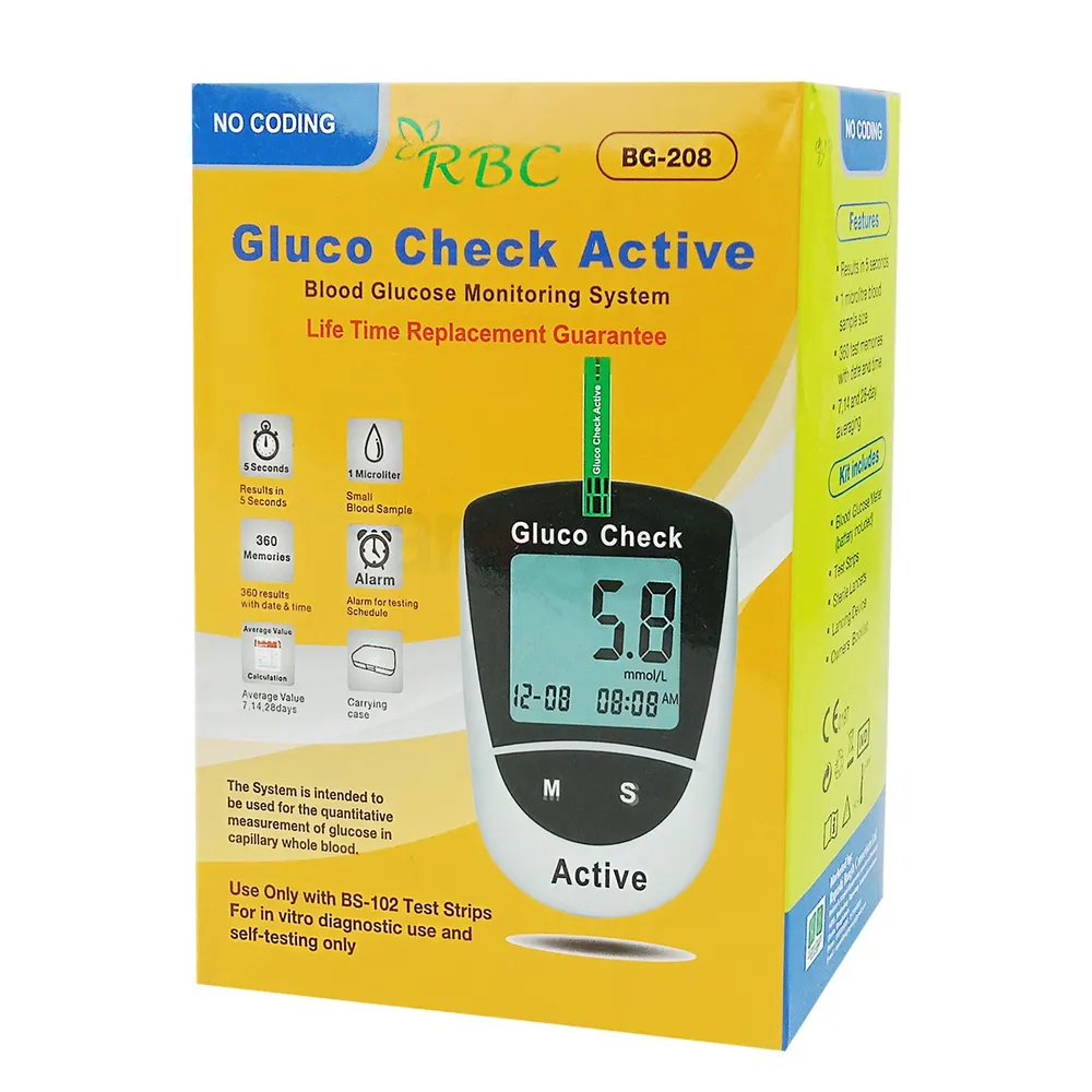 Gluco Check Active Blood Glucose Monitor Price in BD Gluco Check Active Blood Glucose Monitor