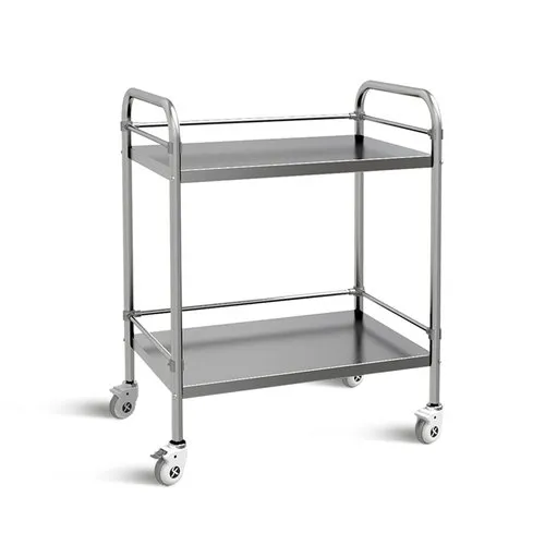 Hospital Instrument Trolley Double Rack