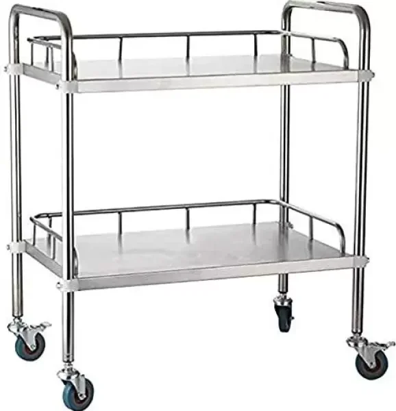 Hospital Medicine 2 Rack Trolley