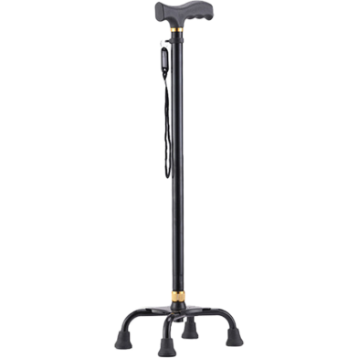 Quad Cane Walking Stick ( Adjustable )