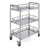 Hospital Medicine 3 Rack Trolley